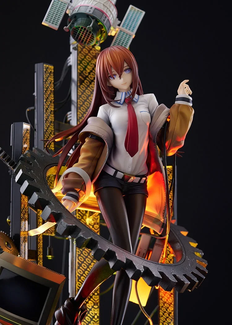 STEINS;GATE 牧瀬紅莉栖 岡部倫太郎 フィギュア等セット 1/7スケールフィギュア 牧瀬紅莉栖-精匠麗刻のルミナスリフレクト